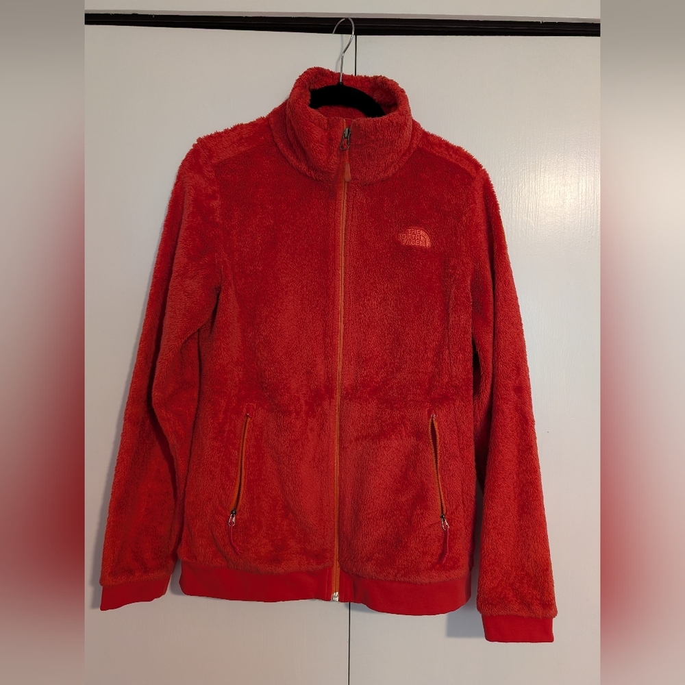 The North Face Women's Vibrant Coral Red Osito Fleece Jacket